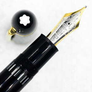 美品 モンブラン マイスターシュテュック １４９ 万年筆 １８Ｋ中白ＯＢニブ ヘミングウェイペン芯 MONTBLANC MEISTERSTUC １４９（寸乃）