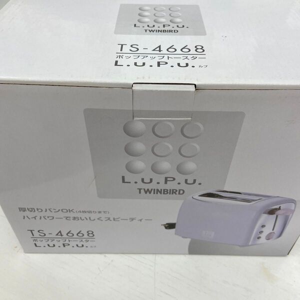 自動トースター ツインバードTS-4668W ポップアップトースター