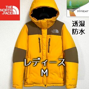 人気!希少ノースフェイス バルトロライトジャケット 透湿防水 レディースM THE NORTH FACE ハイベント ロゴ刺繍