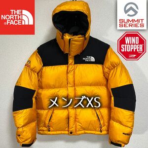 人気希少 ノースフェイス バルトロジャケット 700フィル サミットシリーズ メンズXS THE NORTH FACE ロゴ刺繍