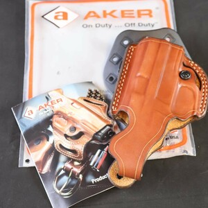 AKER レザー168 A グロック　ストラップレスオープントップホルスター #S-5709