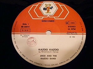 Joce And The Kazoo Band/Kazoo Kazoo/伊オリジナル/5点以上で送料無料、10点以上で10%割引!!!/12'
