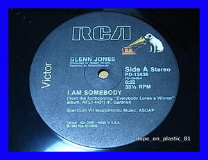 Glenn Jones / I Am Somebody/US Original/5点以上で送料無料、10点以上で10%割引!!!/12'