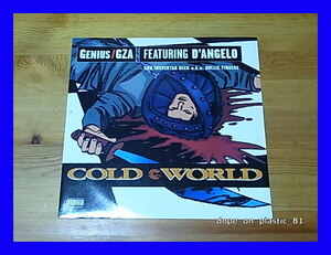 Genius / GZA Feat. D'Angelo And Inspectah Deck A.K.A. Rollie Fingers / Cold World/ペラジャケ/UK Original/5点以上で送料無料!!!/12'