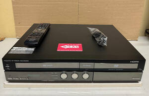 【名機！ 安心！整備済み、美品 】 SHARP 「DV-ACV52」 VHS一体型ビデオデッキ、DVDレコーダー、ダビング10 【 完動品、動作保証 】 