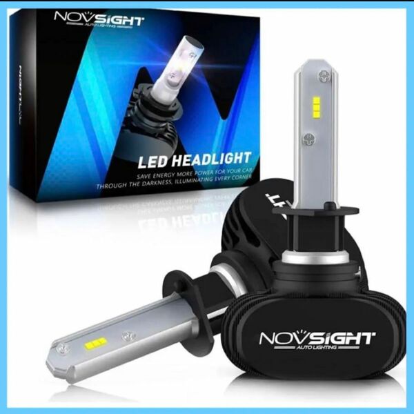 NOVSIGHT H1 LED ヘッドライト 車　バイク用 LEDバルブ車改造