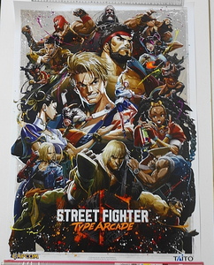 ストリート ファイター ６ タイプアーケード 業務用 A1 ポスター 最新版 未使用品 STREET FIGHTER ６