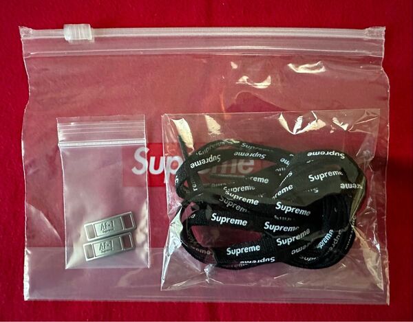 ★コラボ品・シューレース『黒』&デュブレ★Supreme × NIKE AIR FORCE 1