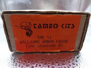 TAMEO TMK 01 1/43 ウイリアムズ ホンダ FW10B 1985