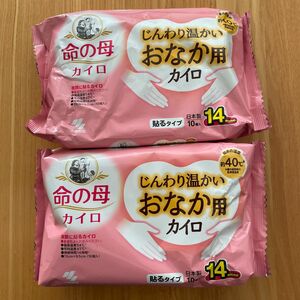 命の母カイロ じんわり温かいおなか用カイロ（貼るタイプ）10個入り×2 お腹の冷え　妊活　冷え性に