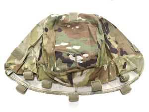 米軍放出品 ADVANTAGE GEAR ACH MICH ヘルメットカバー OCP/スコーピオン マルチカム L/XL 陸軍 E898