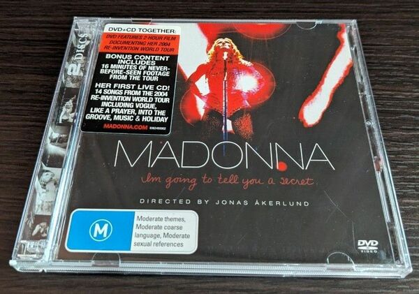 ★中古 Madonna マドンナ "I'm Going to Tell You a Secret" CD&DVD 輸入盤★