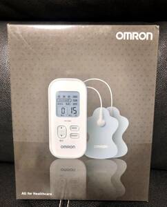 激安！新品未使用品オムロン/OMRON 低周波治療器 HV-F021-W/ホワイト/白、送料無料。