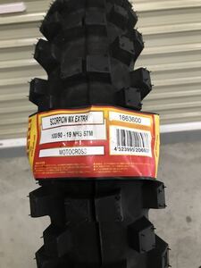 新品 未使用 ピレリ スコーピョン MX エキストラ100/90-19 PIRELLI SCORPION MX EXTRA モトクロス タイヤ 競技用