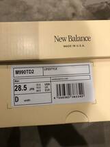 New Balance 990V2 28.5cm M990TD2 US10.5ニューバランス USA _画像9