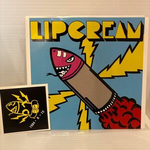 LIP CREAM LONELY ROCK 7'ep リップクリーム　レコード　検索用ワード　ハードコア　GAUZE 