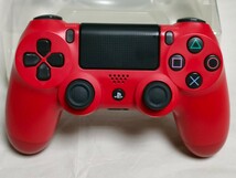 ★PS4 デュアルショック4 CUH-ZCT2J マグマレッド 箱説有り USB充電ケーブル付き 動作品 Playstation4 コントローラー SONY_画像2