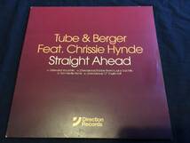 ★Tube & Berger Feat. Chrissie Hynde / Straight Ahead 12EP ★ Qsde2★ Direction Records 2003 Tom Neville, Robbie Rivera_画像1