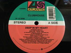 ★Clubhouse / Deep In My Heart 12EP ★ Qsde3★ Atlantic 0-85999