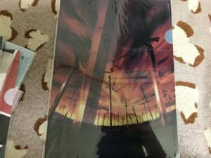 d027クリアファイル　FGO Fate Grand Order　アーチャー　固有結界　無限の剣製 　劇場版　Unlimited Blade Works 前売り特典