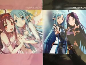 d032クリアファイル　ソードアート・オンライン　SAO　OP　ED CD購入特典　アスナ　ユウキ　abec