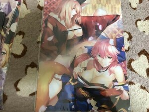 d030クリアファイル　FGO Fate Grand Order TYPE-MOON　Fate/Extra CCC FoxTail　たけのこ星人　玉藻