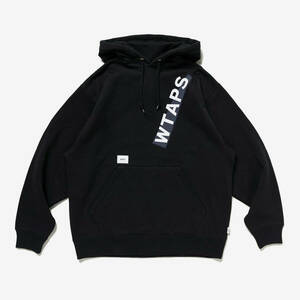 2023AW　Mサイズ（サイズ02） ブラック　OBJ 03 / HOODY / COTTON. DISARMAMENT　ダブルタップス　WTAPS　232ATDT-CSM30