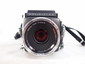 ROLLEIFLEX ローライフレックス SL66 ROLLEI-HFT 1:2.8 f=80㎜ 中判カメラ ストラップ フード フィルター付き