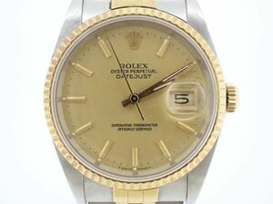 ROLEX ロレックス DATE JUST デイトジャスト 16233 コンビ L番 自動巻き メンズ 稼動品 ブランド時計 ファッション小物