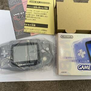 ゲームボーイアドバンス ■ほぼ　新品未使用　ミルキーブルー　レア　GBA 任天堂 説明書 箱　Nintendo ニンテンドー　ゲームボーイ　極美品