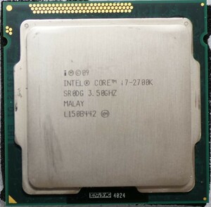 PCパーツ CPU★Intel Core i7 2700K SR0DG 3.50GHZ★中古動作品 140
