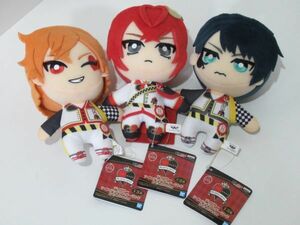 ツイステッドワンダーランド ともぬい Vol.1 全3種セット エース・トラッポラ デュース・スペード リドル ぬいぐるみ ツイステ 未使用