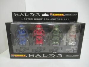 HALO3 キューブリック KUBRICK ヘイロー フィギュア マスターチーフ コレクターズ セット GENTLE GIANT LTD メディコムトイ 未開封