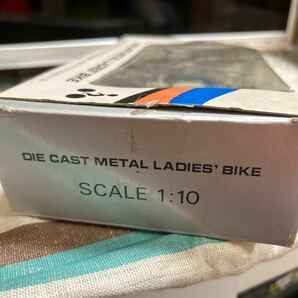 DIE CAST METAL LADIES' BIKE 自転車 ミニチュア コレクション SCALE 1:10 バイシクル 本物そっくり！の画像9