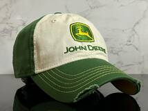 【未使用品】39B★JOHN DEERE ジョン・ディア キャップ 帽子 CAP JOHN DEERE カラーに拘りのビンテージ加工のコットン素材《FREEサイズ》_画像2