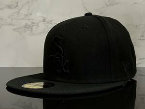 【未使用品】30F 訳あり★NEW ERA 59FIFTY×MLB シカゴ ホワイトソックス Chicago White Sox コラボ キャップ《SIZE 7 1/8・56.8㎝位》 