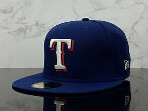 【未使用品】18F★NEW ERA ニューエラ 59FIFTY×MLB テキサス レンジャーズ Texas Rangers コラボキャップ 帽子 CAP《SIZE7 1/4・57.7㎝》