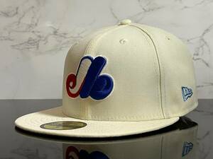 【未使用品】27B 訳あり★NEW ERA ニューエラ 59FIFTY×MLB MONTREAL EXPOS モントリオール エクスポズ コラボ キャップ《SIZE 7・55.8㎝》