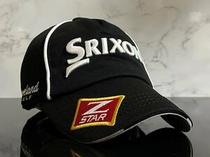 【未使用品】36E 上品★SRIXON ZーSTAR スリクソン ゴルフ キャップ 上品で高級感のあるブラックにシリーズロゴ♪《FREEサイズ》松山英樹