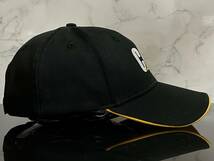 【未使用品】41F★Caterpillar CAT キャタピラー キャップ 帽子CAP クールなレーシングデザインのブラックコットン素材！《FREEサイズ》_画像4