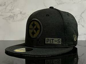 【未使用品】48C★NEW ERA ニューエラ 59FIFTY×NFL ピッツバーグ スティーラーズ Pittsburgh Steelers コラボ キャップ《SIZE 7・55.8㎝》