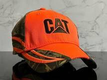 【未使用品】41E クール★Caterpillar CAT キャタピラー キャップ 帽子 CAP クールなレーシングデザインのコットン素材！《FREEサイズ》_画像2