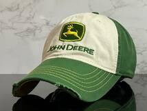 【未使用品】39B★JOHN DEERE ジョン・ディア キャップ 帽子 CAP JOHN DEERE カラーに拘りのビンテージ加工のコットン素材《FREEサイズ》_画像1