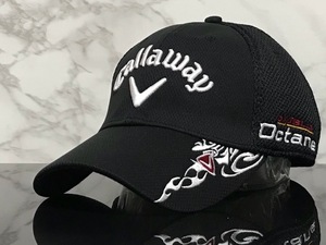 【未使用品】632F★Callaway Golf キャロウェイ ゴルフ キャップ 帽子 CAP クールなトライバル柄にシリーズロゴ《伸縮前57㎝～61cm位迄》