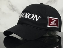 【未使用品】130E 上品★SRIXON ZーSTAR スリクソン ゴルフ キャップ 上品で高級感のあるブラックにシリーズロゴ《FREEサイズ》松山英樹_画像2