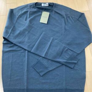 新品未使用　JOHN SMEDLEY ジョンスメドレー　長袖クルーネックニット　プルオーバー