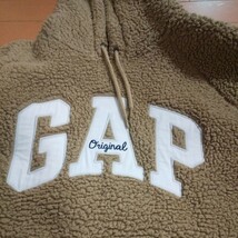 ギャップ　フロントロゴ　フリースパーカー　GAP　古着　アメカジ　ビンテージ　90s_画像2