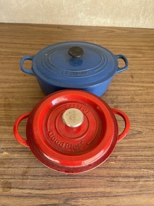 LE CREUSET 25. Castpot Goodplus 両手鍋 2個セット難有