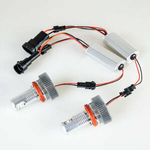 New item For BMW E90後期 E60後期 E70 X5 E89 Z4 LED エンジェルアイ イカリング ヘッドLight Foglamp LL-01042