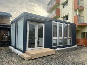  complete order type container house new goods super house prefab house unit house office work place warehouse storage room temporary housing . all Japan OK